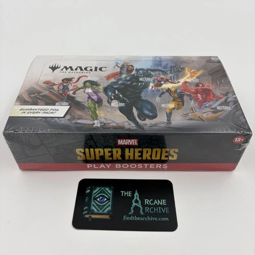 Marvel Super Heroes Play Booster Box New Magic the Gathering Sealed MTG - product listing photo