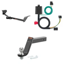 CURT Trailer Hitch Tow Package Class 3 Receiver, Wiring, 45064 Ball Mount 13115