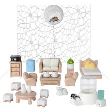 Jumping Spider Enclosure Accessories Kit Hide Habitat Water Dispenser Decor