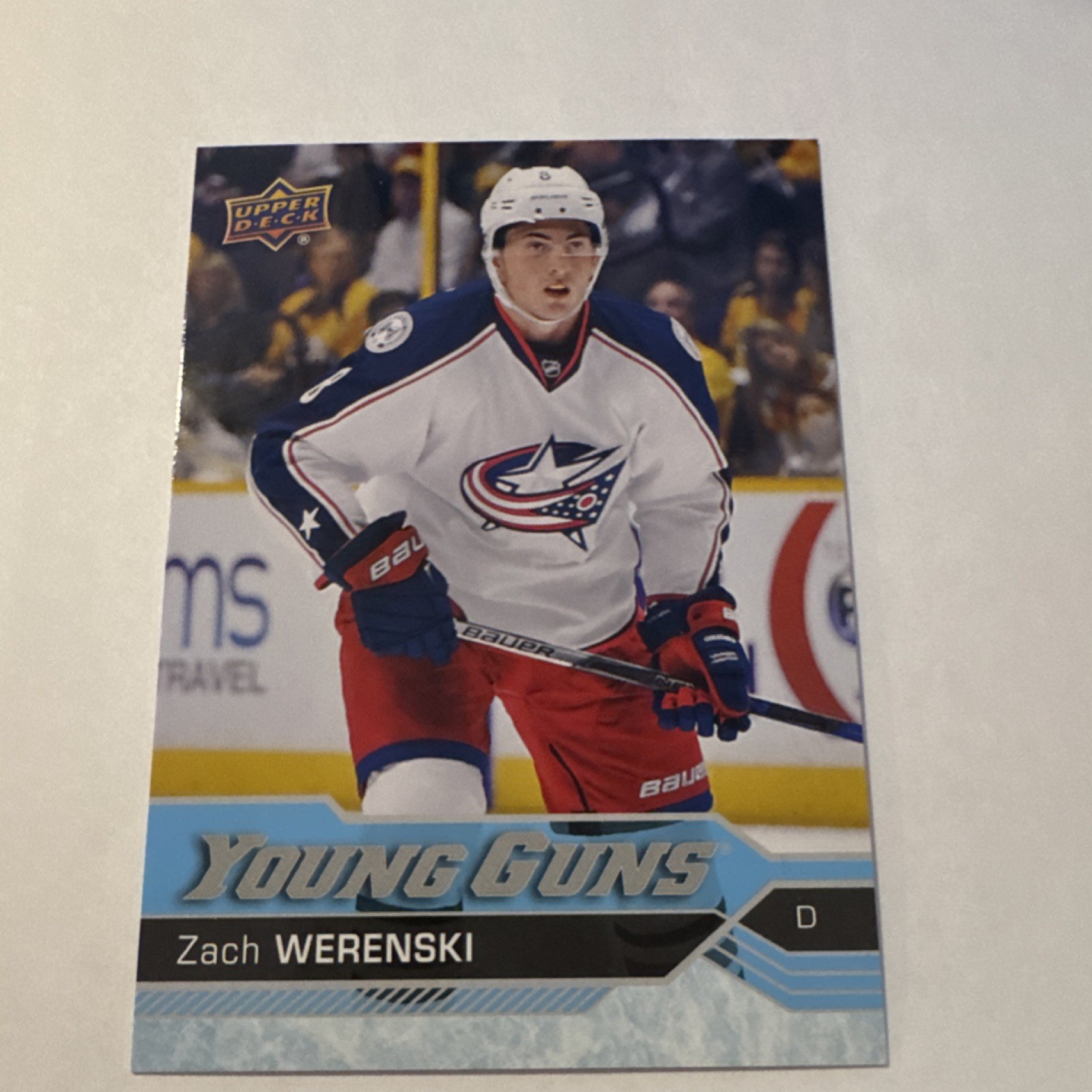 2016-17 Upper Deck Young Guns Zach Werenski Blue Jackets Rookie 224 π₯πΊπΈ Jumbo