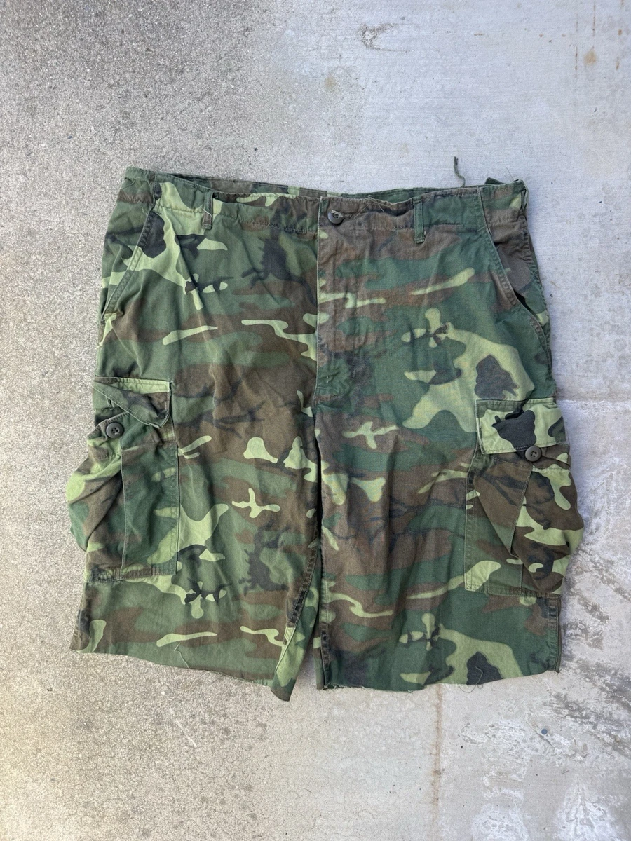 Camouflage Shorts for Men with Vintage Flat Front for sale | eBay