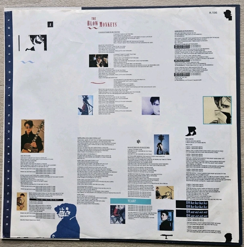 The Blow Monkeys - She Was Only A Grocer's Daughter - LP - 1987 - RCA - Bild 3 von 4