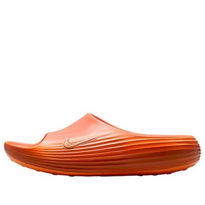 NEW Men's Size 15 Nike ReactX Rejuven8 Slides Sandals Orange Slip