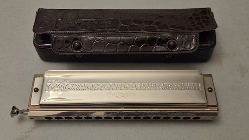 Hohner Model 280-C The 64 Chromonica 4 Octaves Professional Model Made  Germany 