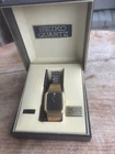 Vintage Seiko Black Dial Diamond Quartz 5Y30-3B89 Quartz Watch/Box Buy Now