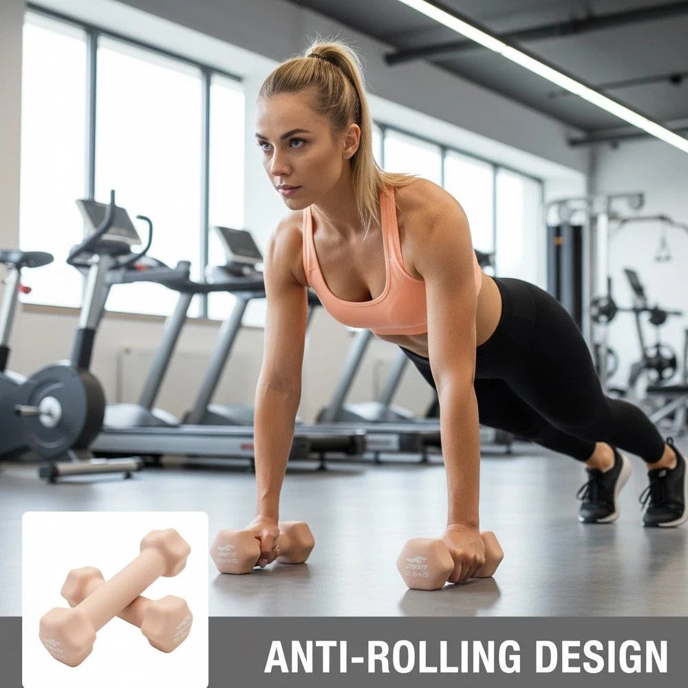 Anti-Slip Neoprene Dumbbell Pair Weightlifting Dumbbell Set Barbell Weight