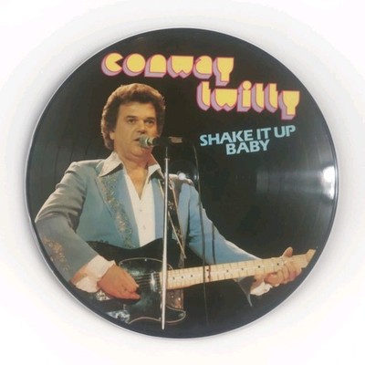 Conway Twitty   Shake It Up Baby Picture Disc Vinyl (1984 Astan1)  German Import