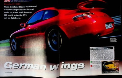 Sport Auto 08/1999 Porsche 911 996 GT3 mit 360PS im Supertest auf dem Nürburgrin