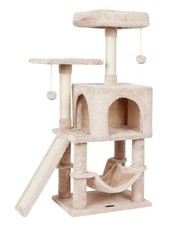 Cute Cat Tree Tower for Indoor Cat Tower with Scratching Post Modern Activity...