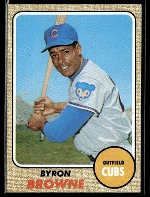 1968 Topps Byron Browne Chicago Cubs #296