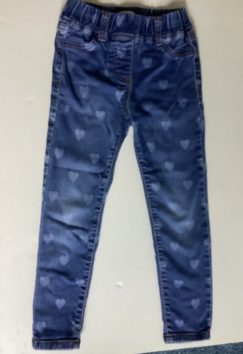 Boden Girls Jeans With Hearts, Size 6Y - Picture 5 of 6