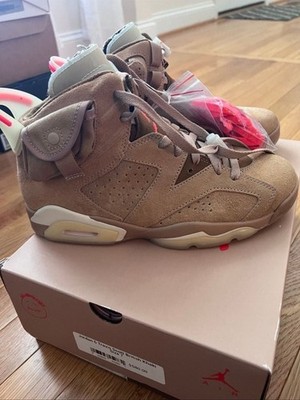 Nike Air Jordan 6 Retro SP Travis Scott British Khaki DH0690-200 Size 7