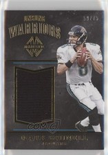 2017 Panini Majestic Unsung Warriors Materials Gold 59/75 Mark Brunell 6fs