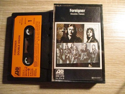 Foreigner Double Vision Tape Musikkassette MC