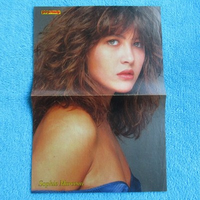 SOPHIE MARCEAU POSTER  POP ROCKY 2 Seiten 1980er John Bon Jovi La Boum Die Fete
