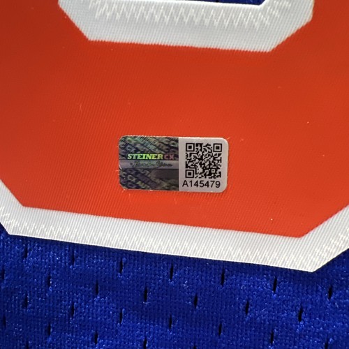 Patrick Ewing Autographed New York Knicks Signed Mitchell & Ness Jersey Steiner - Picture 3 of 7