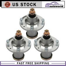 3 Pack Spindle Assembly for Husqvarna 42" 48" 52" 61" Deck 539112170