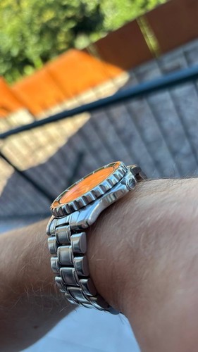 Yema Proffesional Diver 200 M VX43E YE935 Acciaio 42 Mm Bracciale 1970 Quartz - Foto 10 di 10