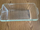 Vintage PYREX Clear Glass Bread Loaf Pan #214 Made In The USA