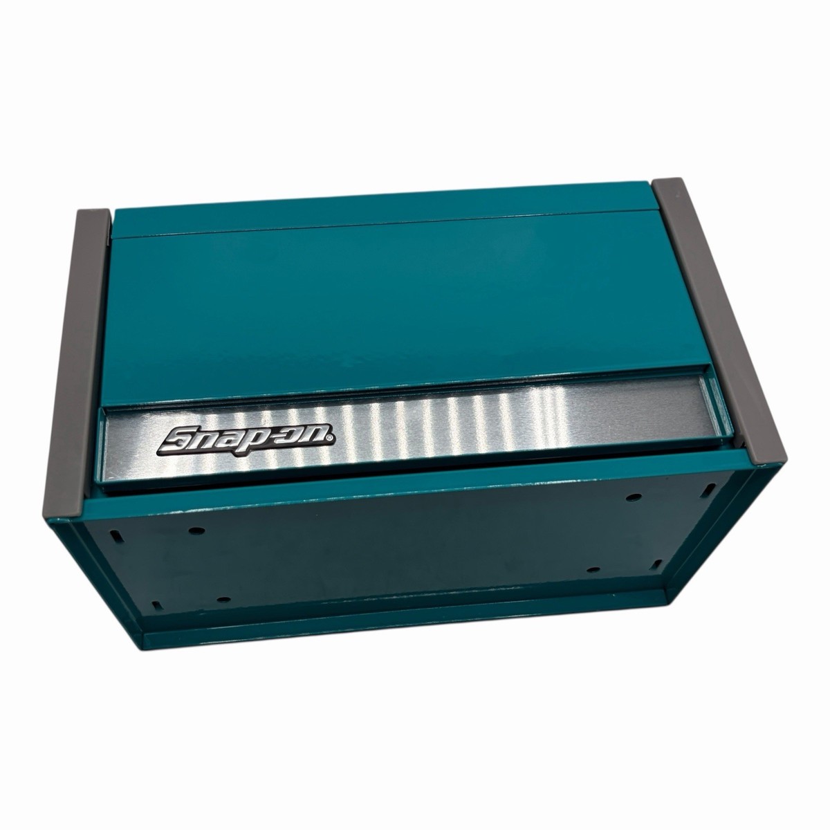 Snap On Teal Mini Micro Tool Box Top Chest KMC923APF Opening