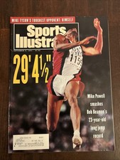 Mike Powell Long Jump Record Tyson J Daly Sports Illustrated Magazine 9/9/1991!