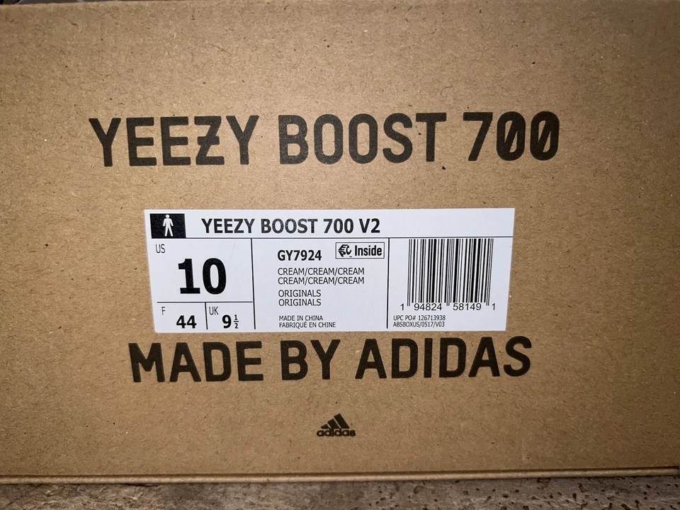 Adidas Yeezy Boost 700 V2 Crema Talla 10 EE. UU. | DS - Totalmente Nuevo Foto 2 de 4