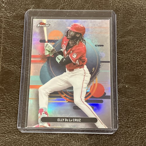2025 Topps Finest Elly De La Cruz #154 Uncommon Refractor Cincinnati Reds