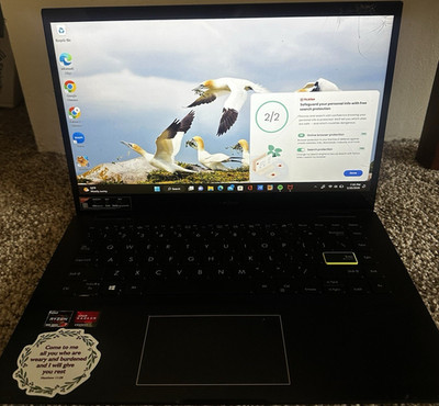 ASUS VivoBook 15 15.6'' Ryzen 5 8GB RAM 512GB SSD Win 11 Black