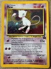 Rare Pokemon Holographic Mew Black Star Promo Card #9 , Excellent Condition
