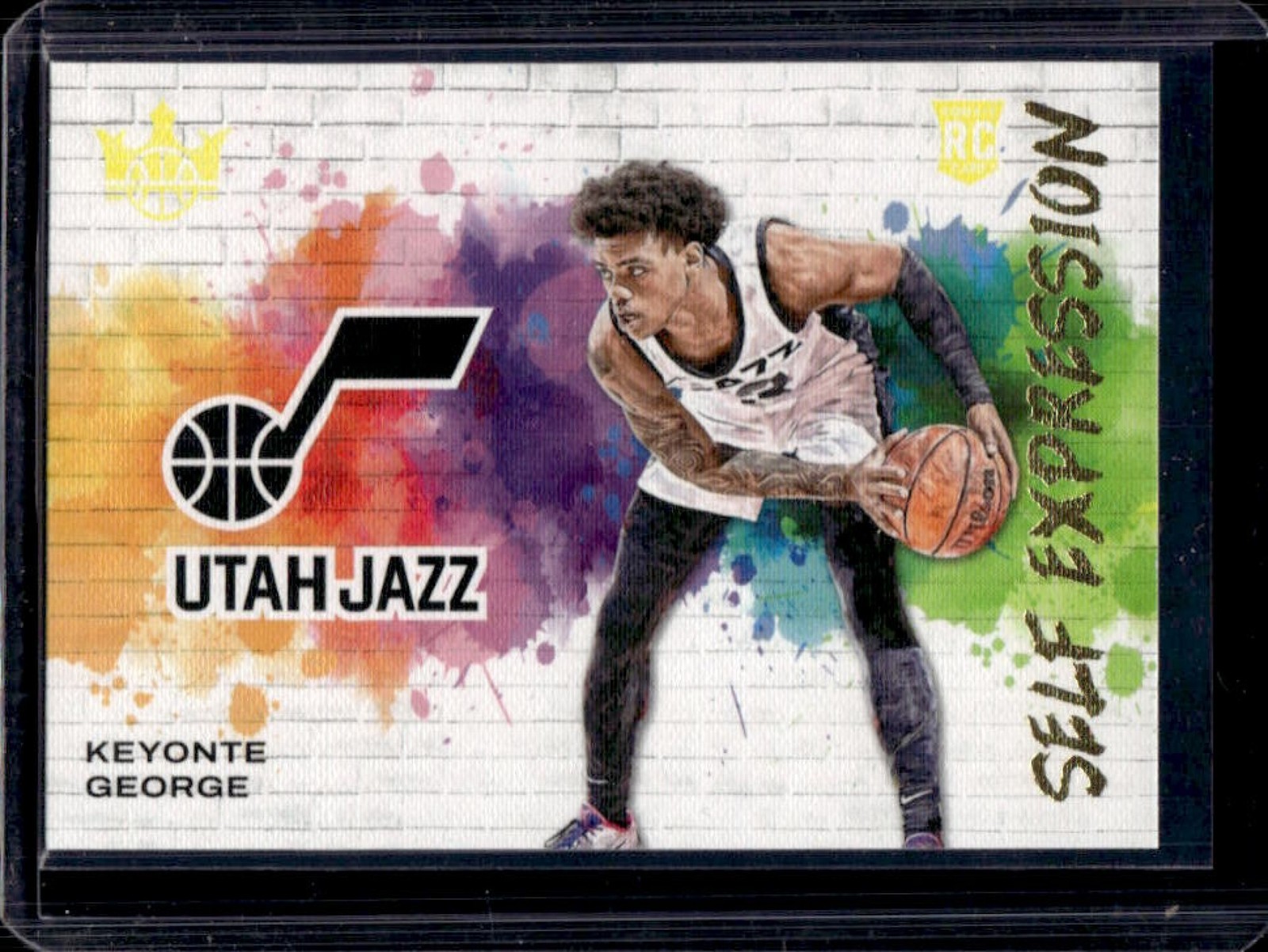 2023-24 Panini Court Kings Keyonte George Self Expression Rookie RC #25 Jazz