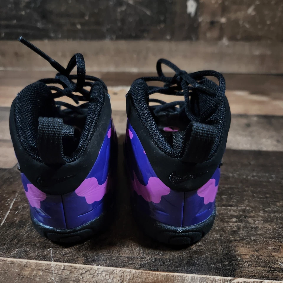 Nike Lil Posite One Foamposite Zapatos Uva Negro Camuflaje 6C 843769-012 Foto 4 de 4