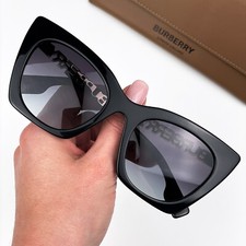 Burberry Women Sunglasses Black Grey Gradient BE4372U MARIANNE 30018G BRAND NEW