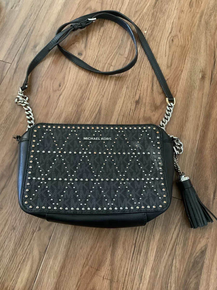 Michael kors online studded crossbody bag