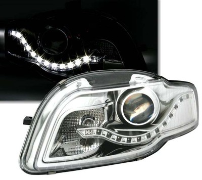 Spotlight LED Lu For Mini De Zi Optica For Audi A4 B7 04-08 Ochi De Vară Chrome E