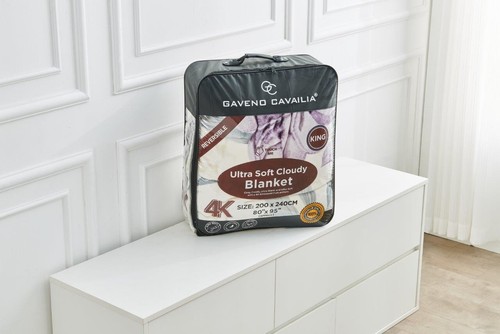 New Reversible Heavy Blankets Soft Warm Thick Weighted Sensory Blanket King Size - Picture 20 of 77