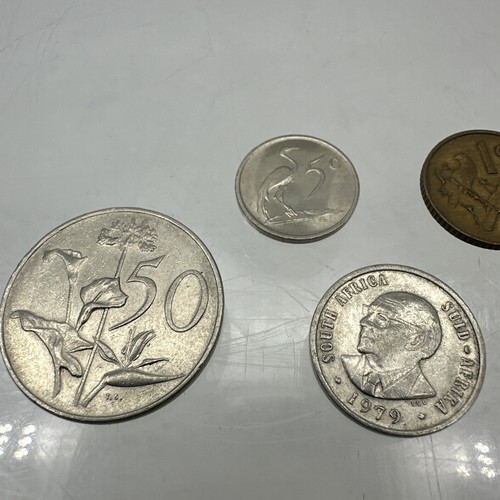 8 Vintage South African Coins From The Apartheid Era 1970’s-1980’s - Picture 13 of 14