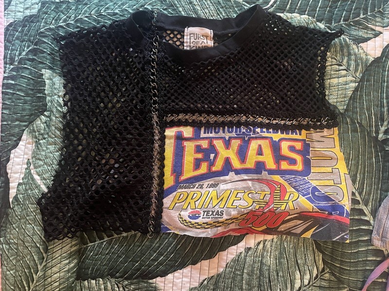 BRAND NEW FURST OF A KIND CROP TOP