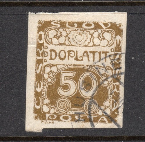 Czechoslovakia 1919 - Postage Due - 50h Used - Bild 1 von 2
