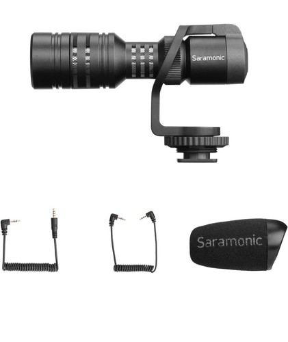 Mini Video Microphone Professional Shotgun Mic Compactible for Camera/Iphone