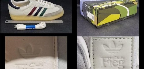 Adidas NTW Herren Clarks 8th Street Samba von Ronnie Fieg Kithmas, Größe 14 Neu mit Karton - Bild 6 von 6