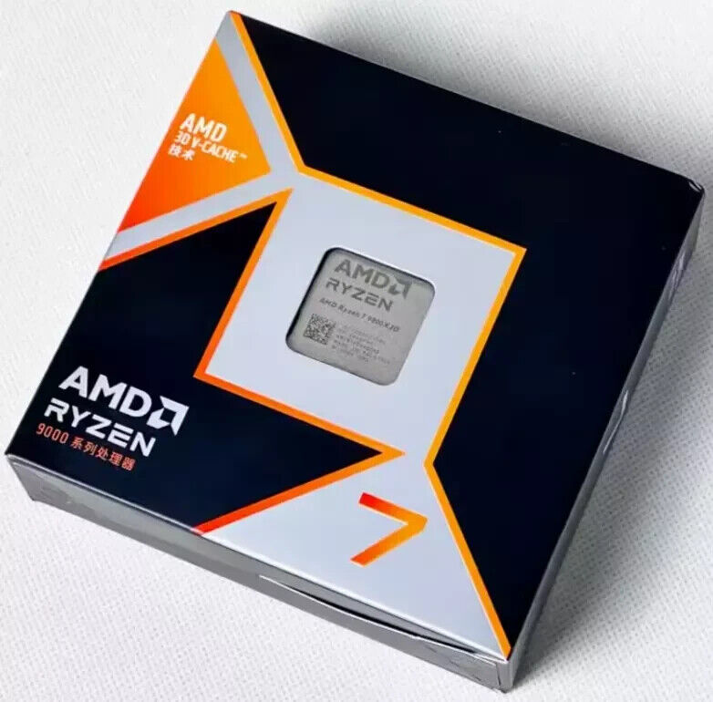 AMD Ryzen 7 9800X3D CPU, 8 Kerne, 5,2 GHz, Sockel AM5 AMD Ryzen 7 9800X3D CPU, 8 Kerne, 5,2 GHz, Sockel AM5