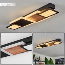 LED Decken Leuchten modern schwarz/weiß Holzoptik Ess Wohn Schlaf Zimmer Lampen