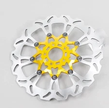 Brand New, POWERJAMES 14.0" Gold Front Big Brake Rotor for Harley 2018-23