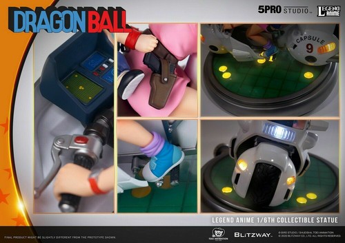 Estatua limitada Blitzway× 5PRO Studio DragonBal Bulma and Son Goku 1/6 stock nuevo - Imagen 12 de 12