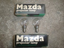 2 x Mazda Projector Lamp Bulbs 6V 48W F/52 E14/27x18 a