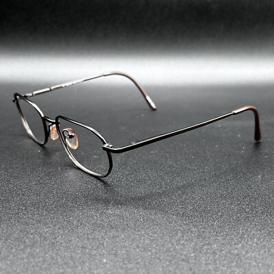 Trend Spotter 6 Eyeglasses Frame Brown Flex 51-18-140 Used