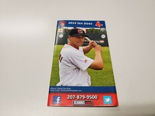 Calendario de bolsillo de béisbol menor RS20 Portland Sea Dogs 2014 - Coca Cola CECCHINI