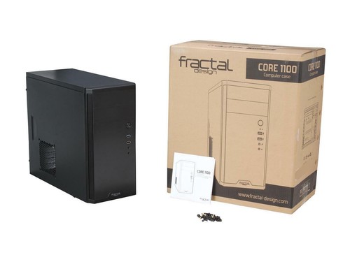 Fractal Design Core 1100, Black, Micro ATX, Mini Tower, Computer Case - Picture 10 of 11