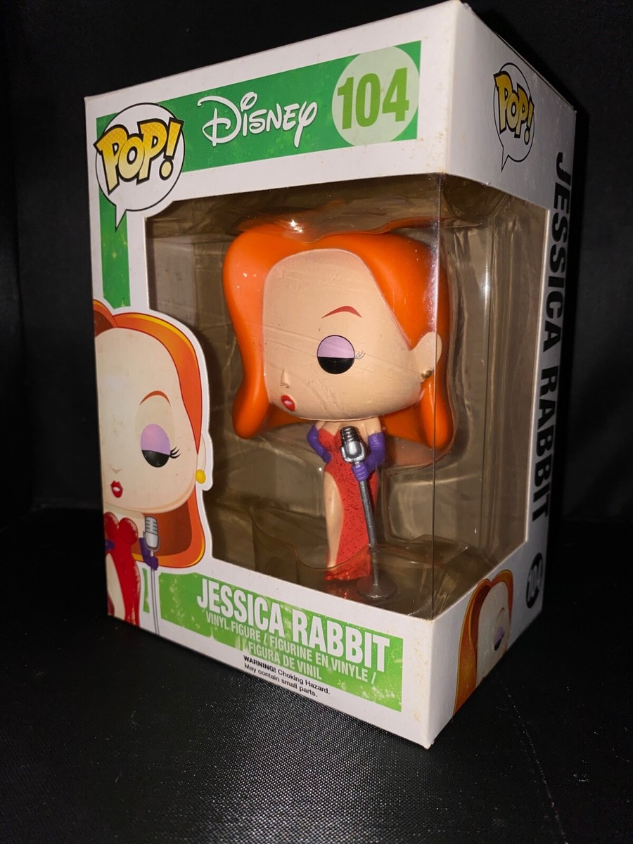 Funko POP! Disney - JESSICA RABBIT #104 RETIRED/ RARE w/ Protector