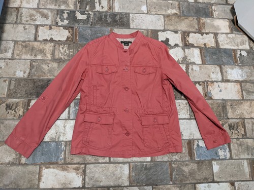 Eddie Bauer Medium Specialty Dyed Orange Jacket